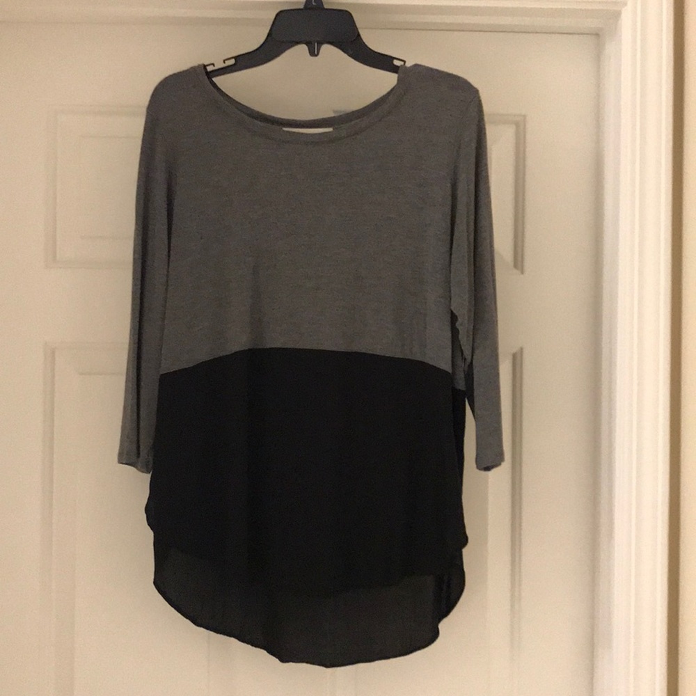Black and Gray shirt